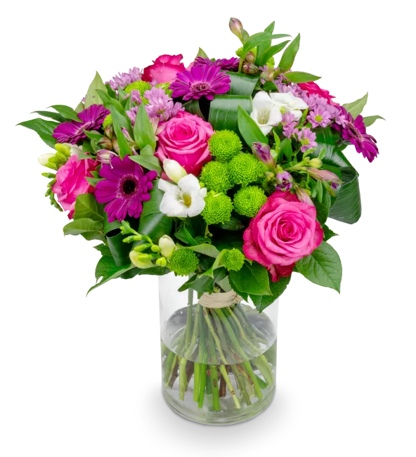Bouquet of pink flowers